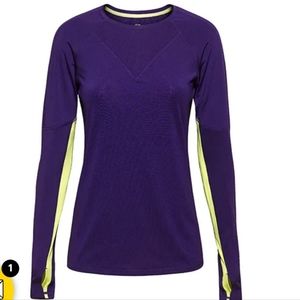 Purple Reflective Gym Top